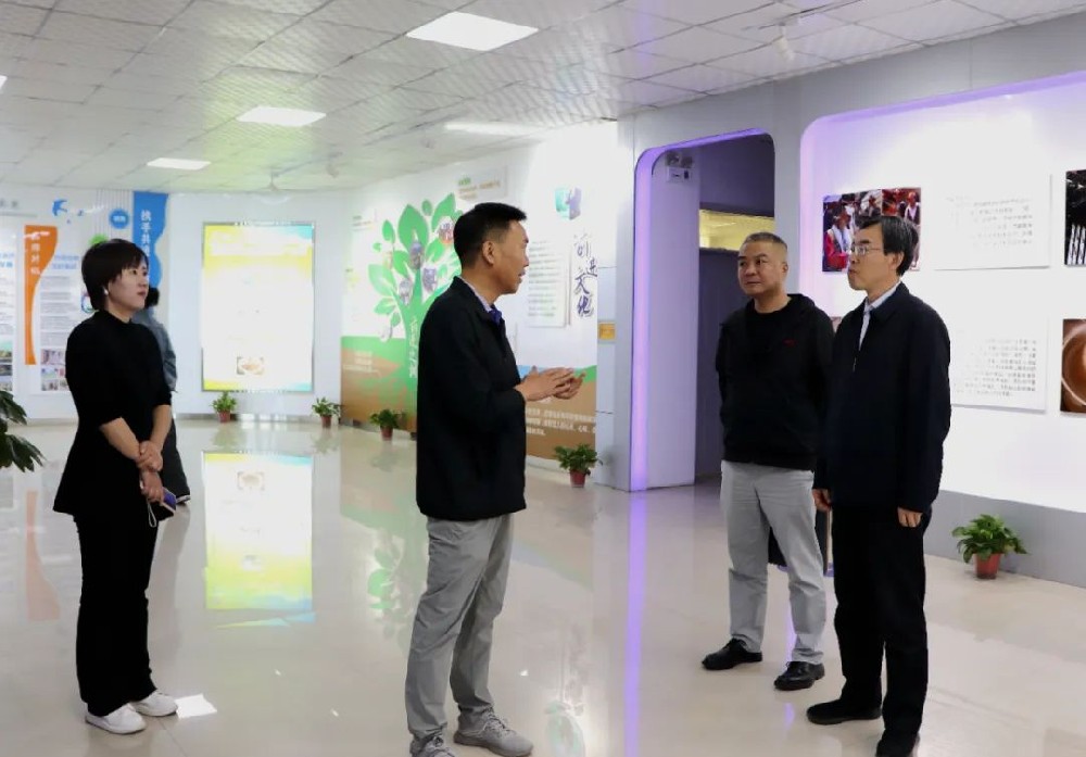 中國環(huán)境新聞工作者協(xié)會和央廣網到甘肅前進集團調研